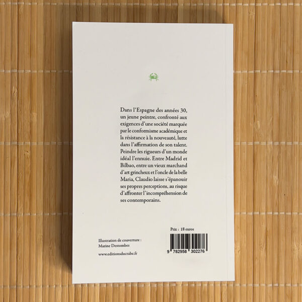 Quatrième de couverture du second ouvrage de François Tribot Laspière aux Editions du Crabe, Salamanca